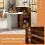 Casart Reception Desk Front Counter Desk w/ Lockable Drawer-White 4