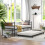 Casart Metal Daybed with Pull-out Trundle Single Sofa Guest Bed with Headboard 3