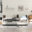 Casart Metal Daybed with Pull-out Trundle Single Sofa Guest Bed with Headboard 7
