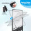 Casart Mobile Whiteboard 120 x 90 CM Double-Sided Dry Erase Board with Stand 6