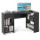 Casart L-Shaped Computer Desk Compact Corner Executive Desk w/Storage-Black 1