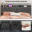 Casart King Size Floating Bed Frame LED Lights Modern Platform Bed w/ Headboard & Charging Station 7
