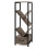 Casart Tree Bookshelf 4 Tier Floor Standing Storage Organizer w/Drawer-Gray 1