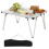 Casart Outdoor Folding Camping Table Picnic Table w/ Storage Bag-Silver 1