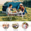 Casart Outdoor Folding Camping Table Picnic Table w/ Storage Bag-Silver 7