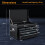 Casart Steel Tool Box Tool Chest Case with 6 Drawers & Top Storage-Black 2