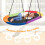 Casart Oval Swing 150 x 80 cm Tree Swing with 100-160 cm Adjustable Heights-Multicolor 2