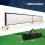 Casart Portable Pickleball Net 22FT Regulation Size Pickle Ball Net-Black 2