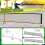 Casart Portable Pickleball Net 22FT Regulation Size Pickle Ball Net-Black 6
