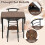Casart Set of 3 Foldable Dining Table Set Expandable Drop Leaf Kitchen Table with 2 Chairs 3