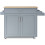 Casart Kitchen Island Cart Rolling Storage Trolley Cart w/ Lockable Rubber Casters 3