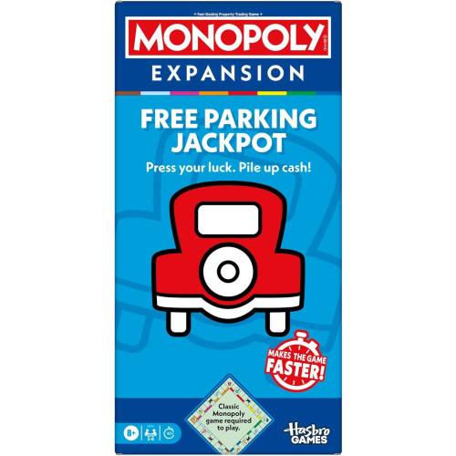 Hasbro Monopoly Free Parking Jackpot Board Game