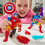 Hasbro Marvel Mixmashers - Captain America Figure Toy 7