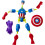 Hasbro Marvel Mixmashers - Captain America Figure Toy 9