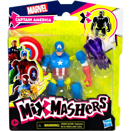 Hasbro Marvel Mixmashers - Captain America Figure Toy 1