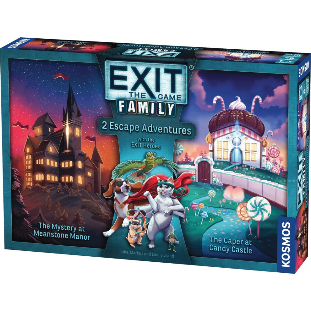 Thames & Kosmos Exit Family - 2 Escape Adventures Board Game