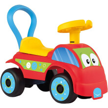 Dolu Foot-to-Floor Ride-On Car, Red - Safe, Sturdy Toddler Car with Easy-Grip Steering