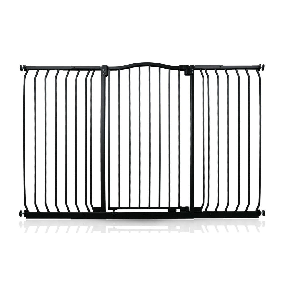 (Matt Black, 152cm - 161cm) Safetots Extra Tall Curved Top Gate-image-OPC-PGVPS7N-NEW