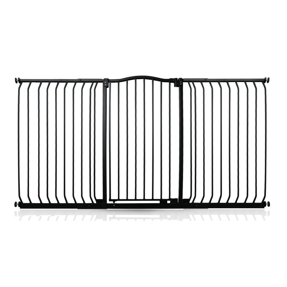 (Matt 179Cm - 188Cm) Extra Tall Curved Top Gate Black Safetots