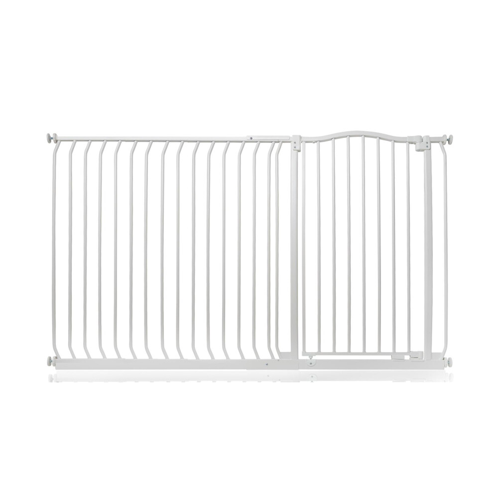 (Matt White, 171cm - 180cm) Safetots Extra Tall Curved Top Gate-image-OPC-PGVPS8R-NEW
