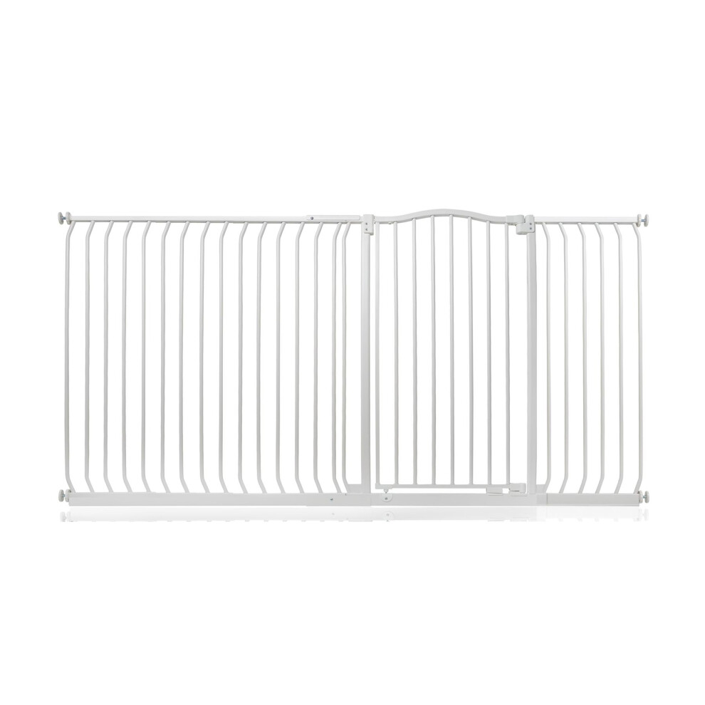 Safetots (Matt 198Cm - 207Cm) Extra Tall Curved Top Gate White