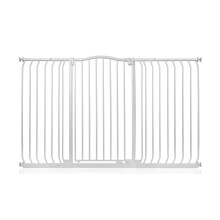 (Matt White, 152cm - 161cm) Safetots Extra Tall Curved Top Gate