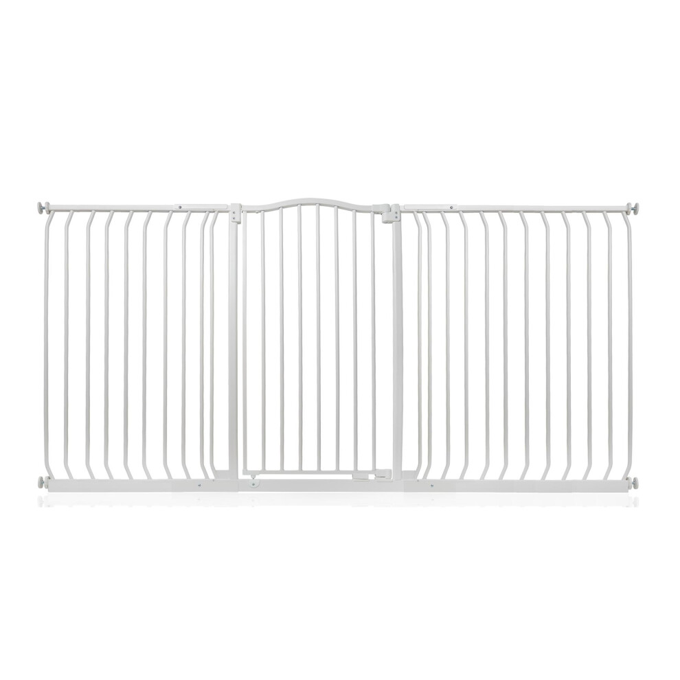 (Matt White, 188cm - 197cm) Safetots Extra Tall Curved Top Gate-image-OPC-PGVPS8T-NEW