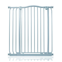 (Matt Gris, 80cm - 89cm) Safetots Barrera Extra Alta de Tope Curvo para Bebés