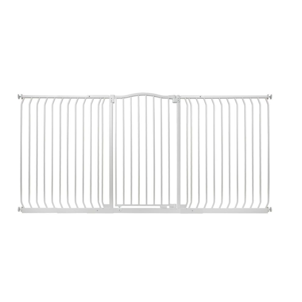 Safetots (Matt 197Cm - 206Cm) Extra Tall Curved Top Gate White