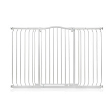 (Matt White, 143cm - 152cm) Safetots Extra Tall Curved Top Gate