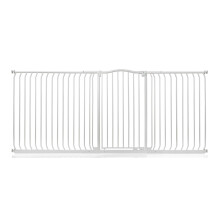 (Matt White, 225cm - 234cm) Safetots Extra Tall Curved Top Gate