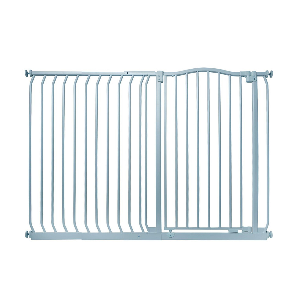 (Matt Grey, 134cm - 143cm) Safetots Extra Tall Curved Top Gate-image-OPC-PGVPS9J-NEW
