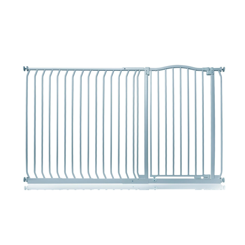 (Matt Grey, 171cm - 180cm) Safetots Extra Tall Curved Top Gate-image-OPC-PGVPS9Q-NEW