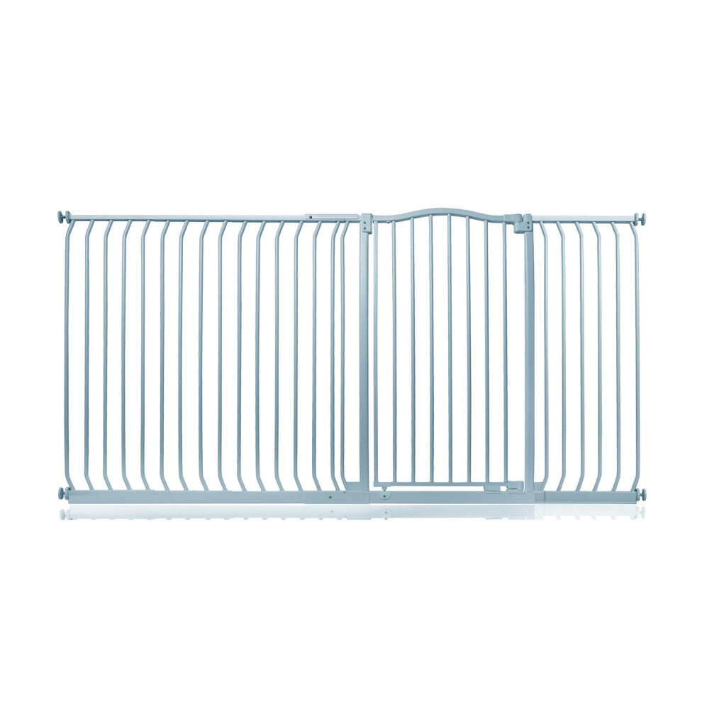 Safetots (Matt 198Cm - 207Cm) Extra Tall Curved Top Gate Grey