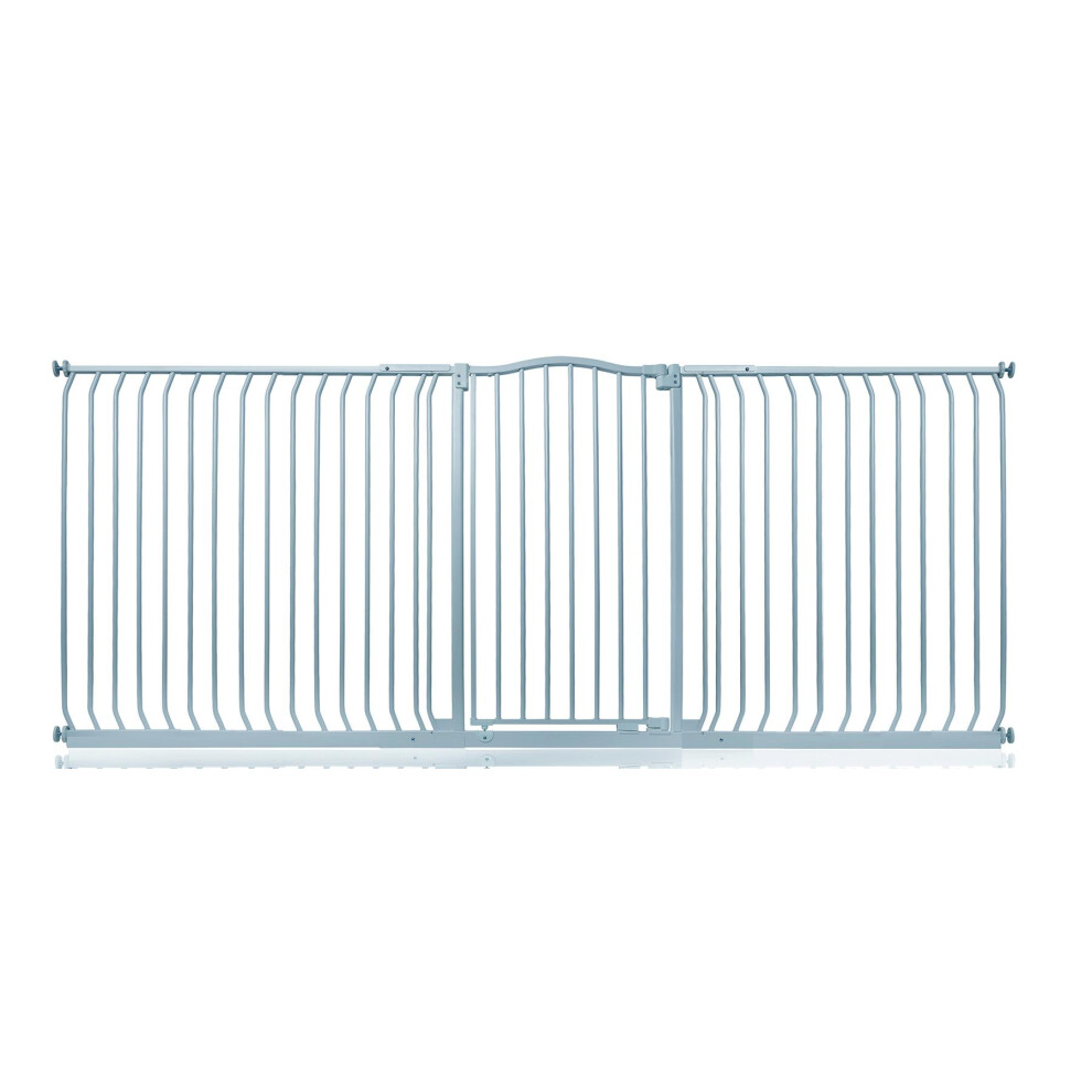 (Matt Grey, 234cm - 243cm) Safetots Extra Tall Curved Top Gate-image-OPC-PGVPSB5-NEW