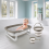 Dolu Dolu Foldable Triple Baby Bath Set - Grey 1