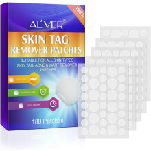 Aliver 180 Skin Tag Removal Patches Natural Safe & Easy Dermal Remove Skin Tags & Acne