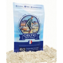 Premium Celtic Sea Salt 150 - 100% Natural, Organic, Light Grey Coarse, Hand-Harvested in Brittany, Mineral-Rich & Unrefined