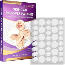 Elaimei 144 Skin Tag Dermal Removal Patches Natural, Safe & Easy Remove Skin Tags & Acne