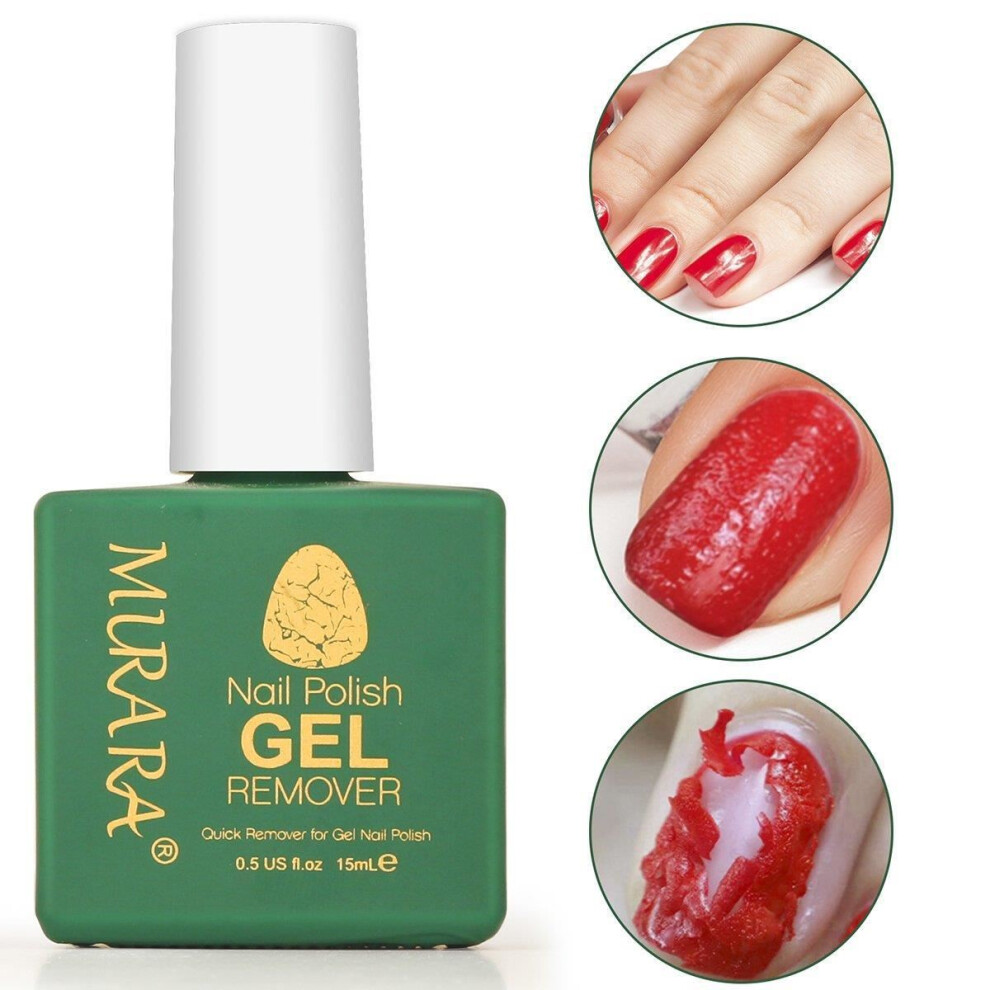 Murara Magic Burst Nail Gel Polish Remover Â Soak-Off Nails Cleaner For Professional Manicure Use