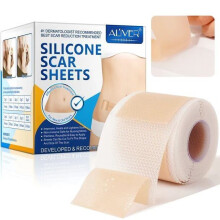 Aliver Medical-Grade Silicone Scar Removal Tape – 4cm x 300cm Roll – Professional Treatment for Surgical, Keloid, Burn & Acne Scars