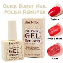 BestNiffes Soak-Off Nail Polish Remover Gel – Quick Gel Vanish Remover for Easy Nail Clean-Off