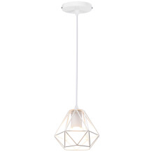 Lampadari A Sospensione Moderna Vintage Ø16CM Lampadari A Sospensione In Metallo Ferro, Lampadari A Sospensione Per Interni Bianca Retrò Minimalista