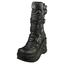 New Rock Cuna M-sp9873-c4 Unisex Platform Boots in Black - 3 UK