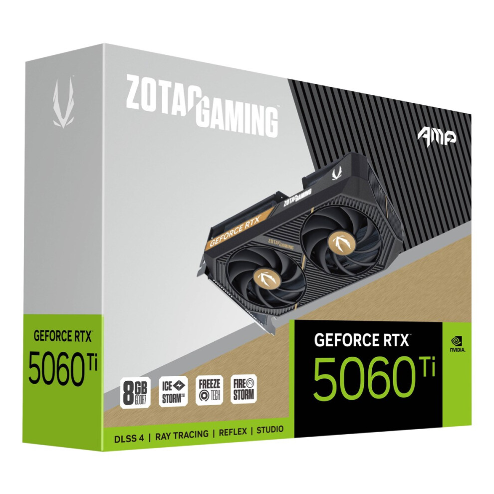 Zotac Gaming Geforce Rtx 5060 Ti Amp Nvidia 8 Gb Gddr7 8886307700537