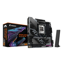 GIGABYTE B840M AORUS ELITE WIFI6E Motherboard - AMD Ryzen 9000 CPUs, 10+2+2 Phases VRM, up to 8200MHz DDR5(O.C), 2xPCIe