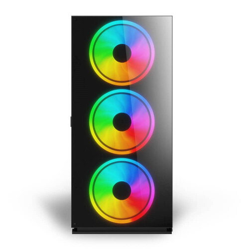 PC-behuizing - SAVIO - PRIME X1 - ARGB - Gehard glas - Compatibel met ATX/micro-ATX