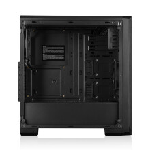 PC-behuizing - MODECOM - OBERON Pro Glass - Midi ATX-toren - Zwart - 2 x USB 3.0 - Zijpaneel van glas