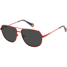 Lunettes de Soleil Polaroid PLD 6195/S/X 58/15/145 Matte red Stainless steel UNISEX PLD 6195/S/X