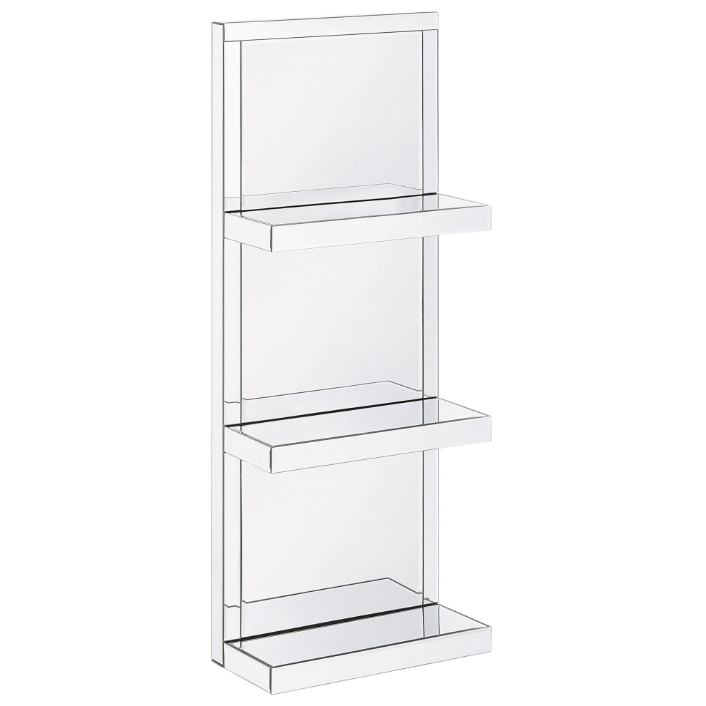 Wall Shelf GAONA Mirrored Silver